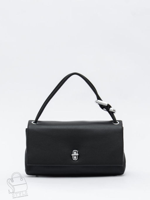 Сумка женская кожаная 8067Q black Polina&Eiterou