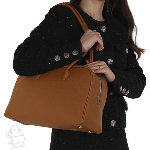 Сумка женская кожаная 990NN brown Natale Navetta  в Новосибирске