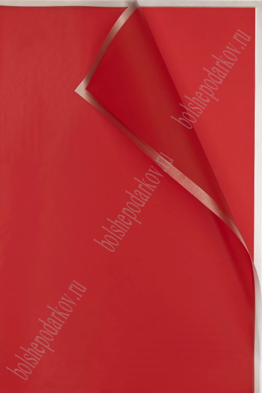 Пленка для цветов 56*56 см (20 листов) SF-7061, красный №17