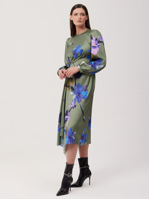 Платье женское 1231135014 dark khaki - Eleganzza фото 7