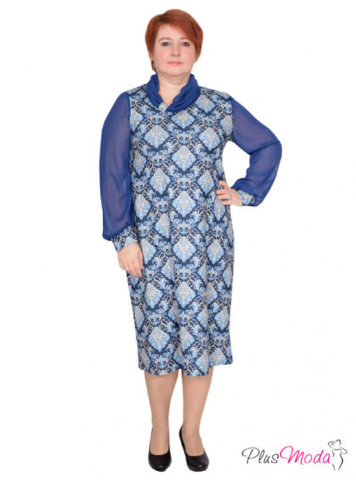 Платье Модель №192 размеры 50-76 - Plusmoda фото 3