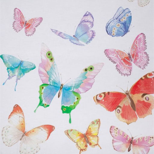 Полотенце Этель Бабочки 40х73 см, 100% хлопок, саржа 190 гр/м2  фото 4