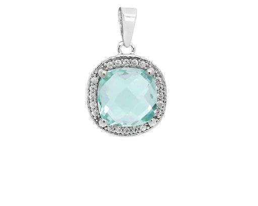 Подвеска из серебра топаз, Премиум