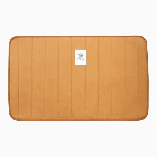 Коврик для ванной «Этель» Basic, 50×80 см, светло-коричневый