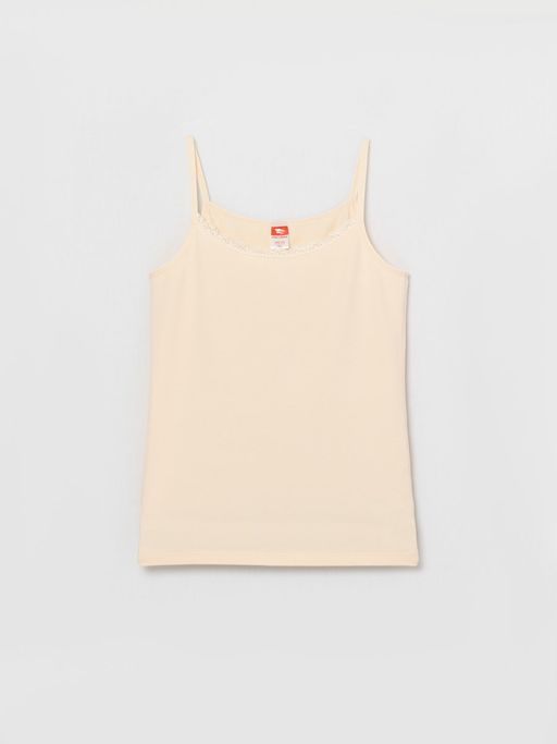 CRB wear/CAJG 20029-31 Майка для девочки, бежевый/Ex.Cherubino