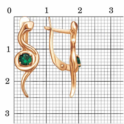 СЕРЬГИ 34815001-7 - Красная пресня фото 2