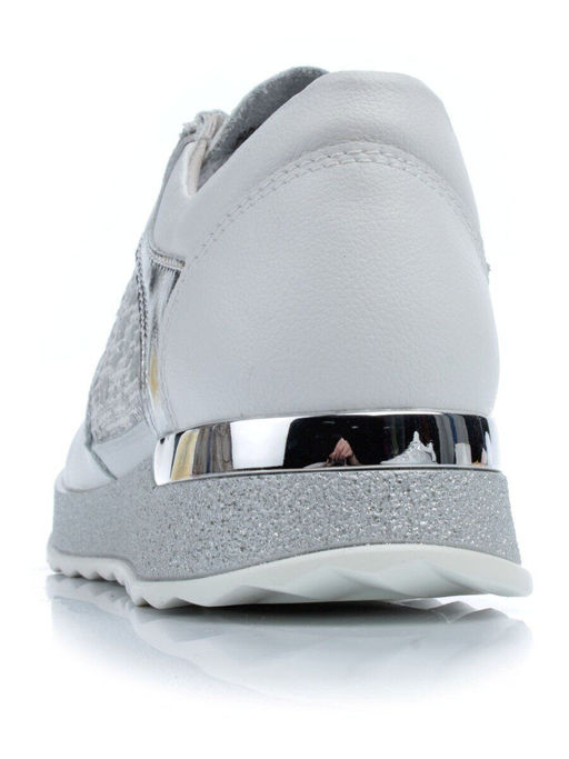 05-FDD18-1P WHITE Кроссовки женские (натуральная кожа, сетка) - No name фото 4