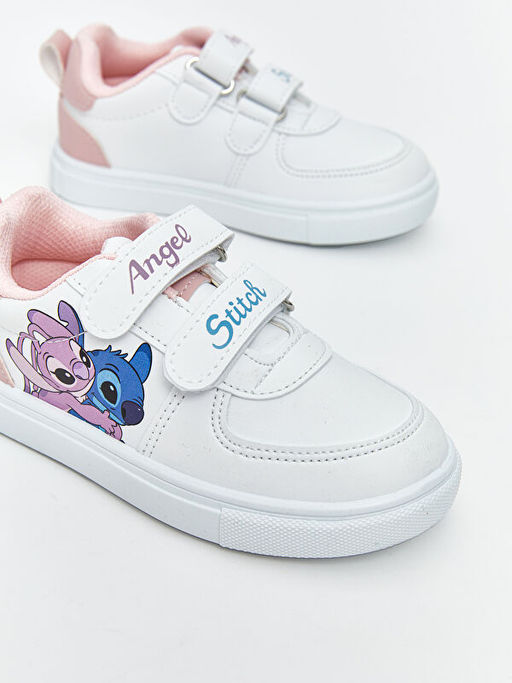 Lilo ve Stitch Bask?l? K?z Bebek Spor Ayakkab?