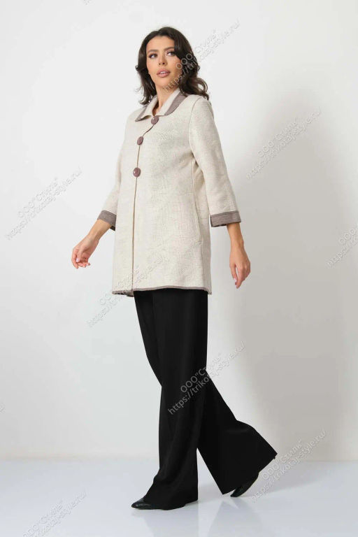 ЗЛАТА Жакет М 3324/молочный