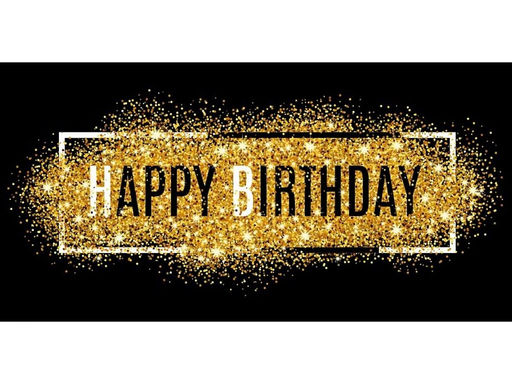 Цена за 5 шт. Конверт для денег "Happy Birthday" (1-05-0255) "Золотистый блеск"