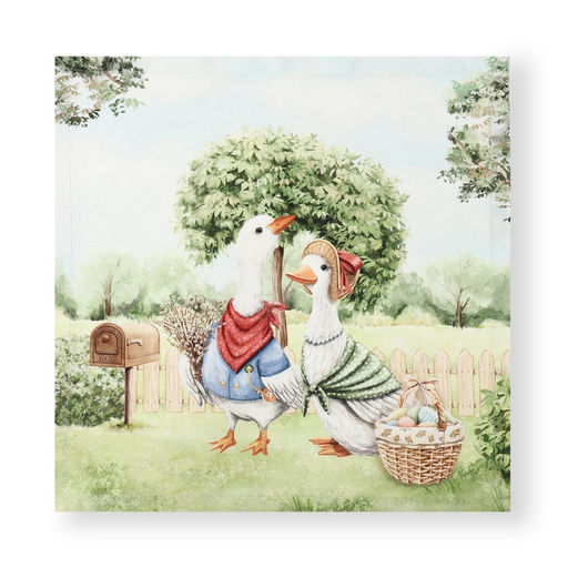 Набор кухонный Family picnic: скатерть 150?220 см  3 см с ВГМО, салфетки 40?40 см - 12 шт., 100% хлопок