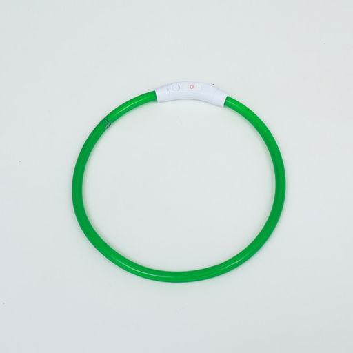 Ошейник - кольцо с подсветкой, зарядка от USB, до 70 см, 3 режима свечения, мультицвет - Пижон фото 3