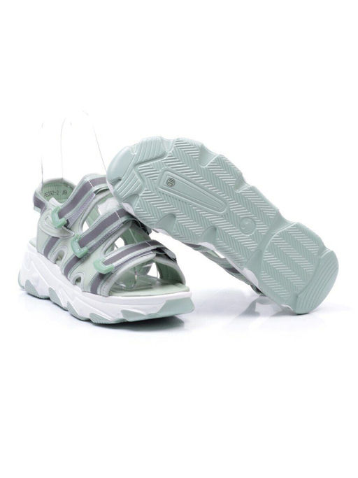 08-PED92-2 GREEN Босоножки (натуральная кожа, стелька натуральная кожа) - Фабричный китай фото 16