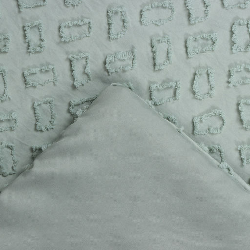 Покрывало евро макси LoveLife «Tufting: Квадрат», 240×230±5 см, микрофайбер, зелёное