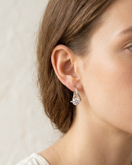 Серьги с кристаллами Swarovski