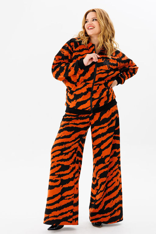 Костюм Michel Chic 1387-Р черный, терракот