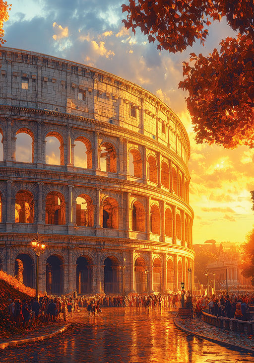 ФРЕЯ Пазл 2000 элемент. PZL-2000/41 Колизей на рассвете