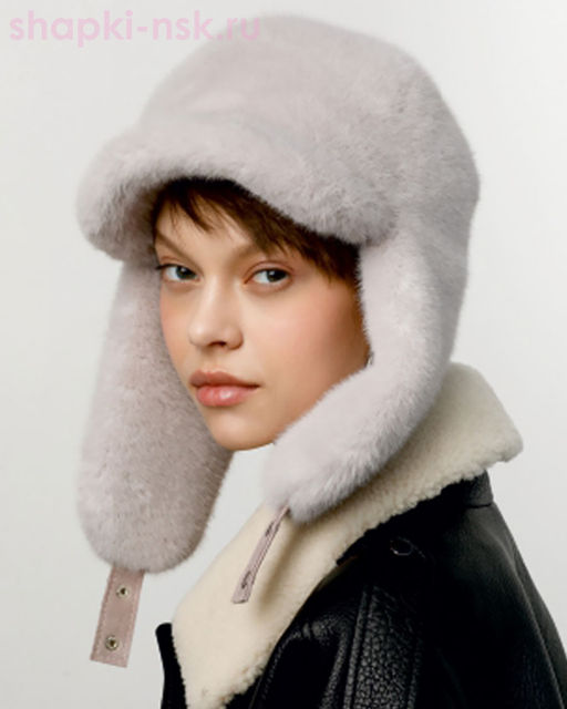 Хью Ушанка женская экомех норка (56-58)