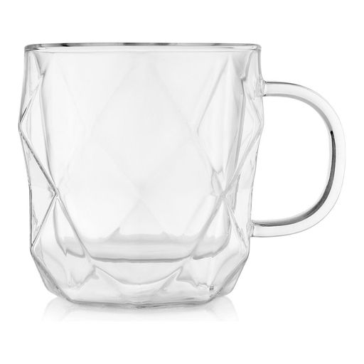 Кружка стеклянная Walmer Grand с двойными стенками, 0.33 л, цвет прозрачный  фото 2