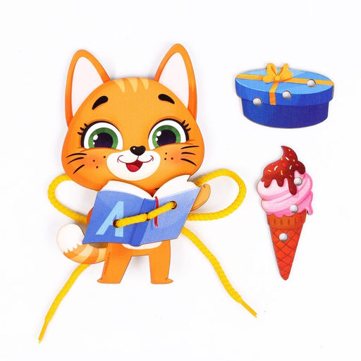 Шнуровка Котик - Лесная мастерская фото 2