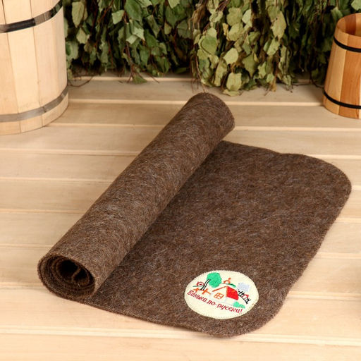 Коврик лежак для бани Банька по-русски, 150х50 см - Добропаровъ фото 6