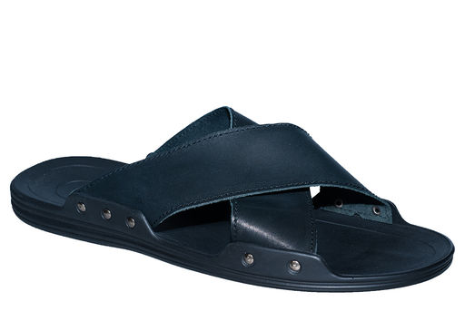 Шлепки из натуральной кожи