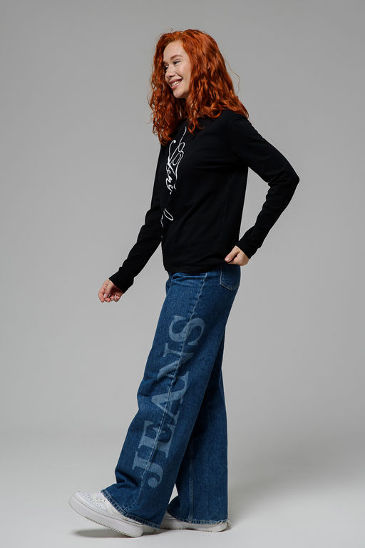 8513 Футболка с длинным рукавом женская