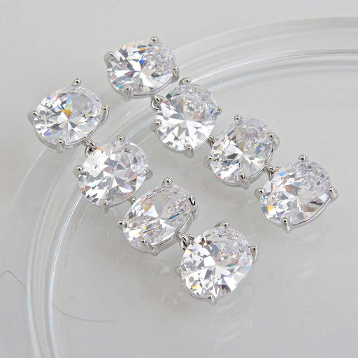 Серьги длинные на гвоздиках арт. 13 3740 (id 277077)