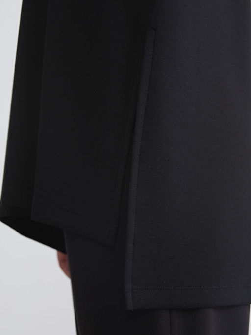 Bisiklet Yaka Oversize Kad?n Sweatshirt Tunik