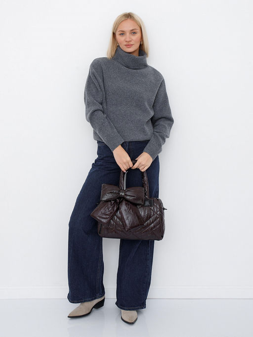 Сумка 58301S coffee Velina Fabbiano-Safenta