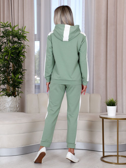 Костюм женский К-202 (футер с лайкрой) Какао - Elenatex фото 17