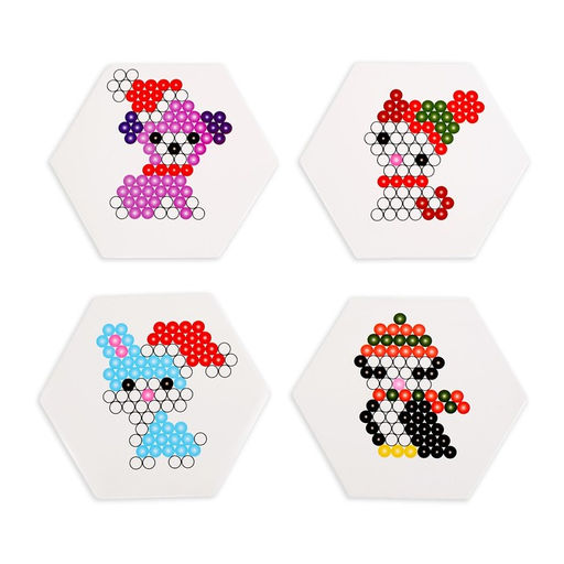 Аквамозаика Животные в шапочках, значки - Эврики фото 3