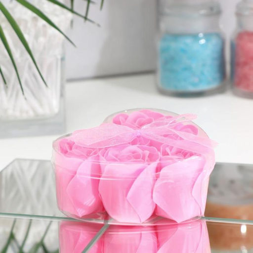 Мыльные розочки, розовые, набор 6 шт. - SB BEAUTY фото 2