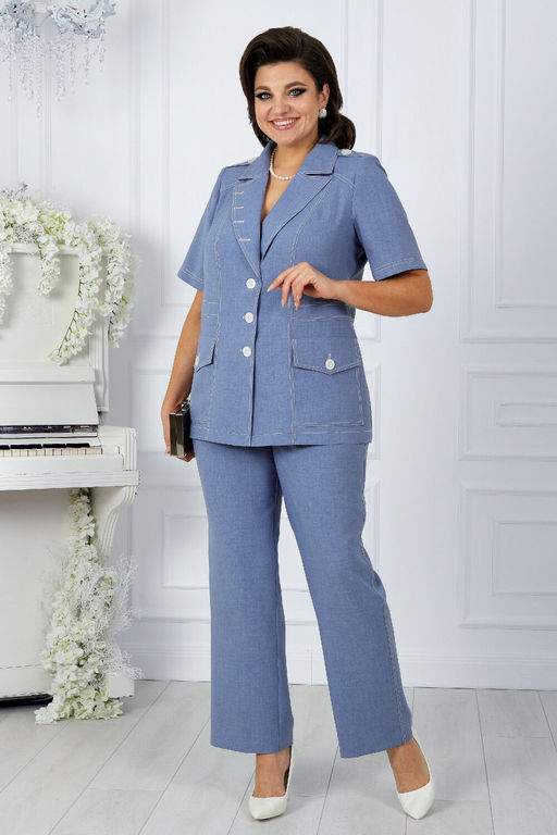 Платье Ninele 7431-Р темно-синий - Mira fashion фото 1639