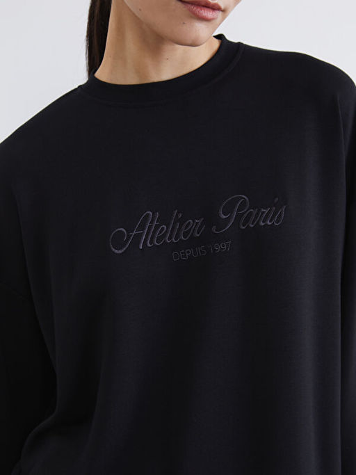 Paris Nak??l? Kad?n Sweatshirt Tunik