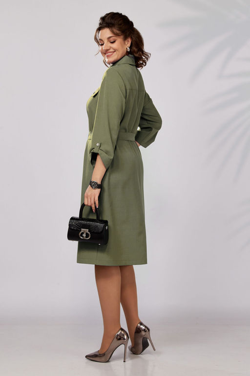 Платье LADY SECRET 3768 оливковый