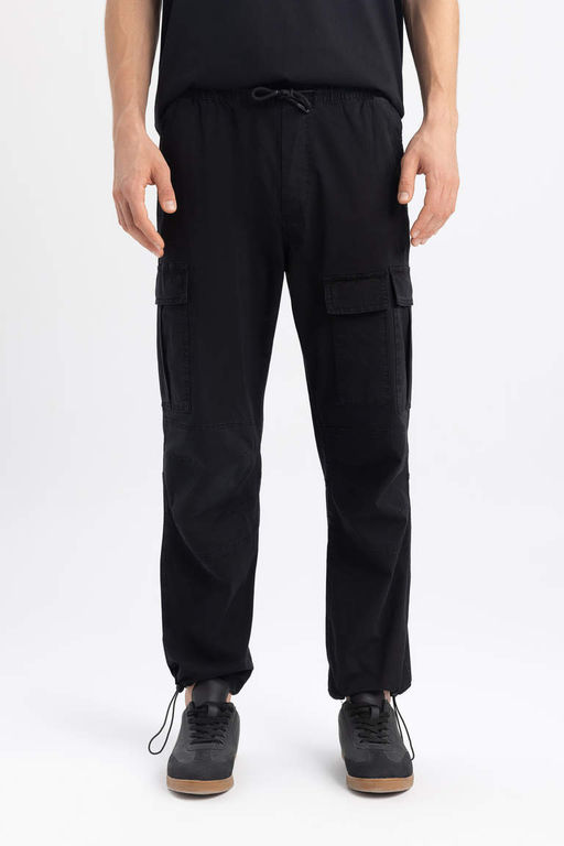 Прямые брюки-парашюты с карманами-карго и карманами Relax Fit - Defacto фото 4
