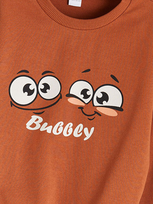 Bisiklet Yaka Erkek ?ocuk Sweatshirt