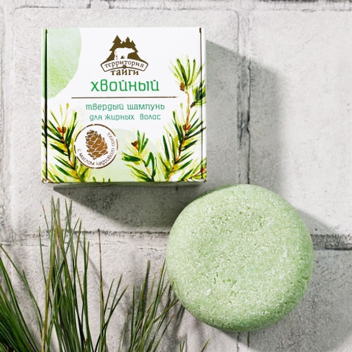 Шампунь твердый "Хвойный", 80 гр