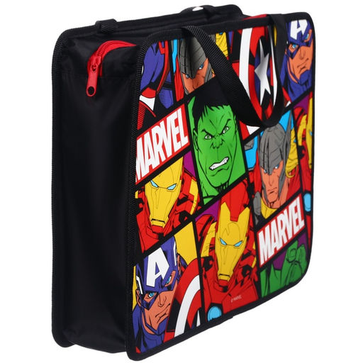 Папка с ручками пластик А4 80 мм 330×240 ПТ 14-4, «Мстители»