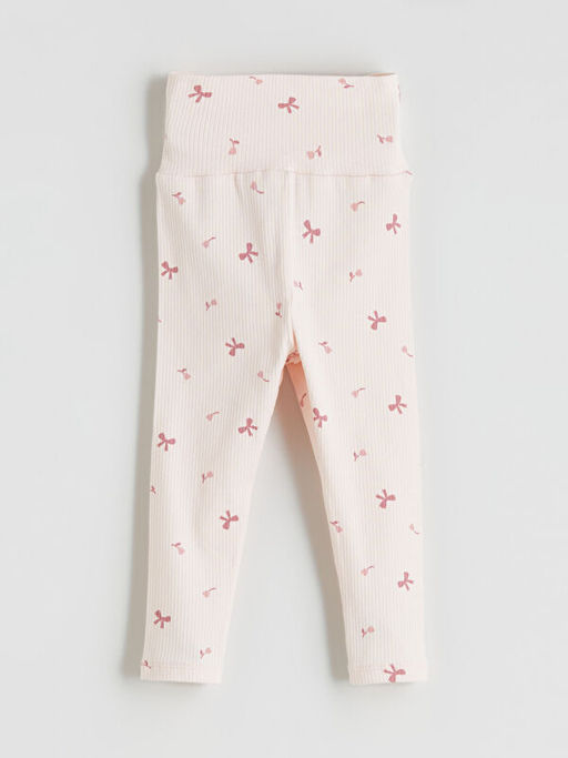 Beli Lastikli Bask?l? K?z Bebek Tayt