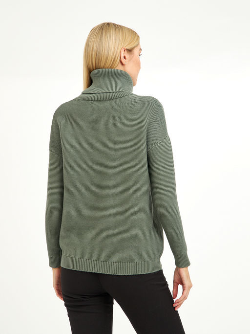 водолазка женская из хлопка со спущенной линией плеча - Glenfield фото 7