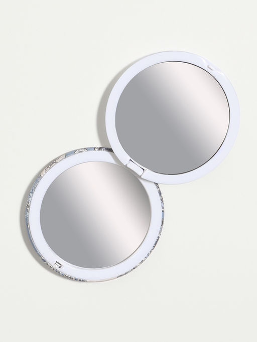 Цена за 2 шт. Зеркало складное «Орнамент», d=7.5 см, с увеличением х2, МИКС