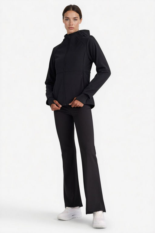 DefactoFit Водоотталкивающее ветрозащитное пальто Slim Fit с капюшоном и карманом на молнии с флисовой подкладкой из софтшелла  фото 14