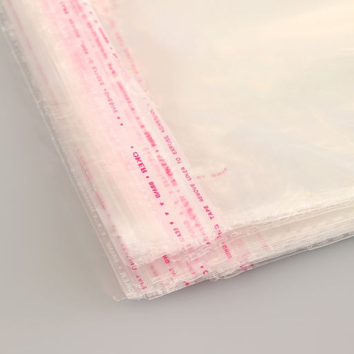 Цена за 100 шт. Пакет БОПП с клеевым клапаном 35×48/4 см, 25 мкм