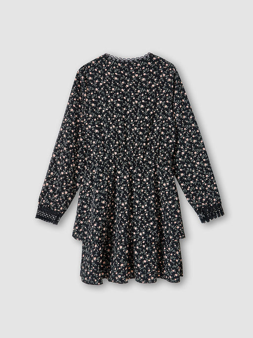 Платье женское черное с цветочным принтом - Mark formelle фото 7