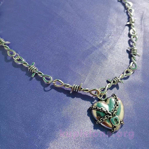 Подвеска на цепочке Locked heart