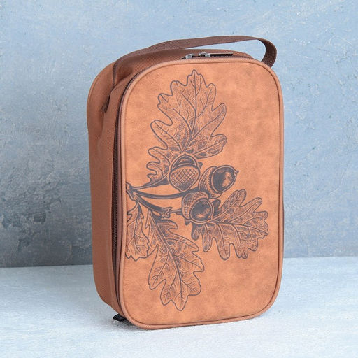 Подарочный набор «Листья»: термос 500 мл, кружка 2 шт х 170 мл