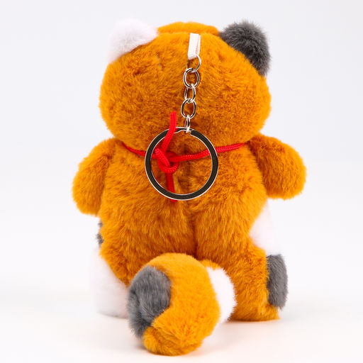 Мягкая игрушка Котик на брелоке, 14 см, цвет коричневый - Simaland фото 3