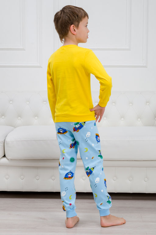 Пижама детская из интерлока Улыбка енот в нло - Амадэль фото 17